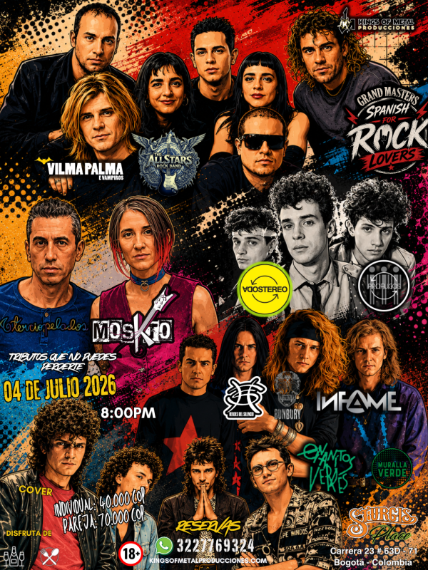 Spanish for Rock Lovers – Grand Masters