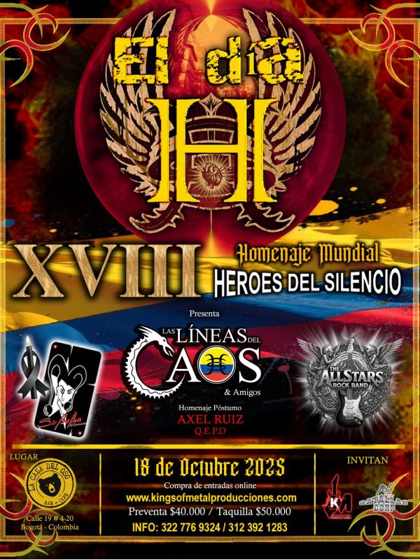 Día Mundial “H” Homenaje a Héroes del Silencio