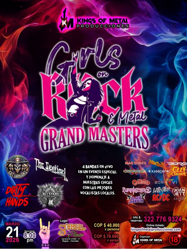 Girls on Rock & Metal – Grand Masters